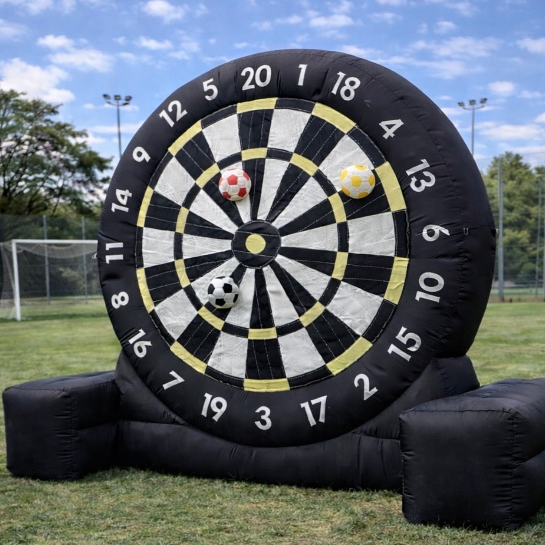 Oppusteligt Fodbold Dart – Udlejning pr. døgn