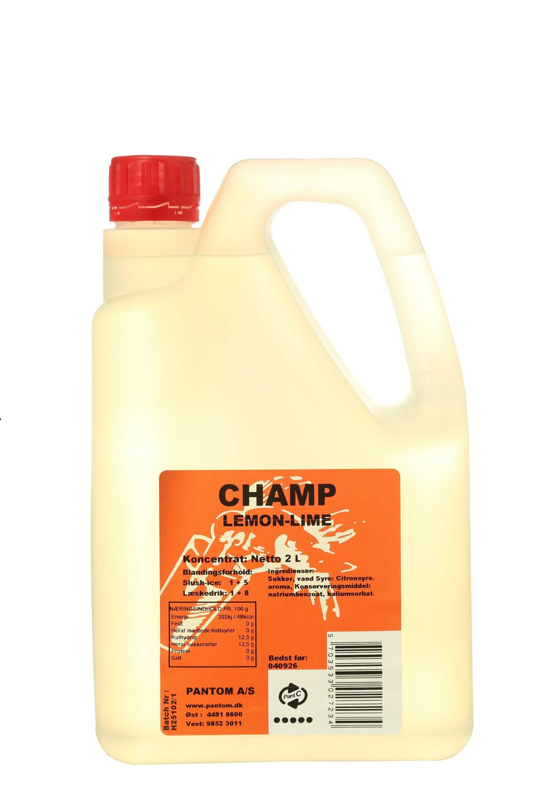 2L Slush Ice Saft – Tilkøb til Slush Ice Maskine (CHAMP)