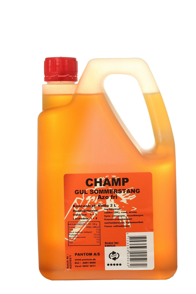 2L Slush Ice Saft – Tilkøb til Slush Ice Maskine (CHAMP)