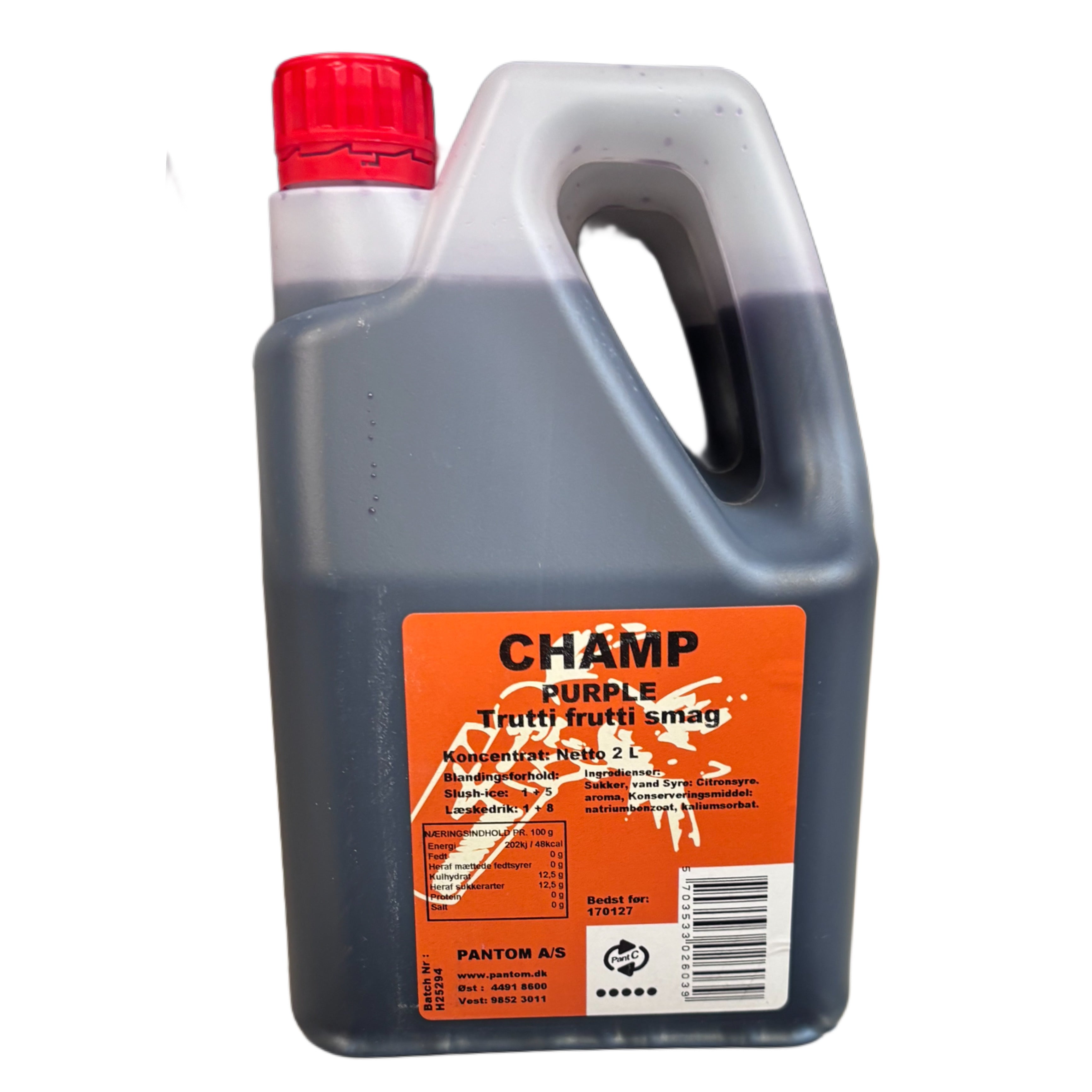 2L Slush Ice Saft – Tilkøb til Slush Ice Maskine (CHAMP)